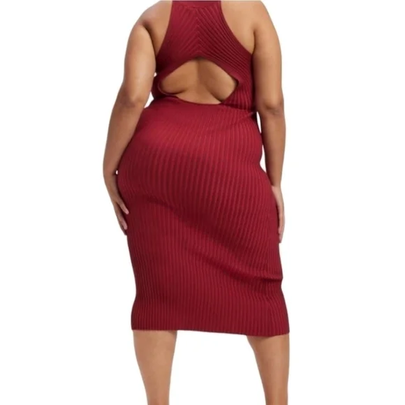 NWT Good American ribbed sweater dress size 5/6 - Picture 3 of 11